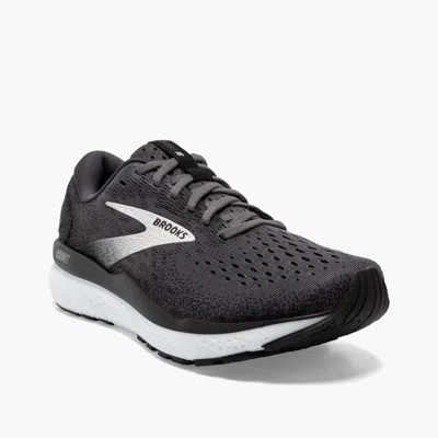 Brooks Women's Ghost 16 Road Running Shoes In Black/ Grey/ White In Multi