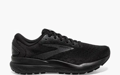 BROOKS WOMEN'S GHOST 16 RUNNING SHOES IN BLACK/BLACK/EBONY