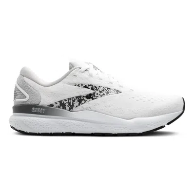 Brooks Women's Ghost 16 Running Shoes In White/oyster/lava In Multi