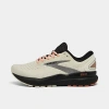 Brooks Women's Ghost 16 Running Sneakers From Finish Line In Ecru/orange/black