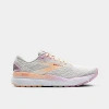 Brooks Ghost 16 Running Shoe In White/grey/orchid