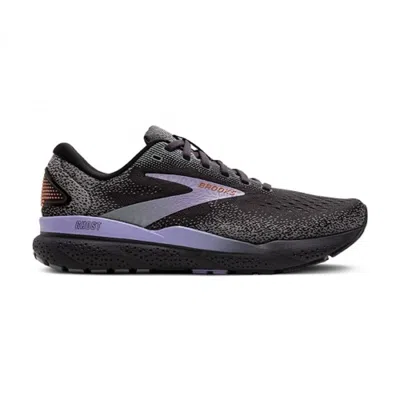 Brooks Women's Ghost 16 Shoes In Ebony/lavender/copper