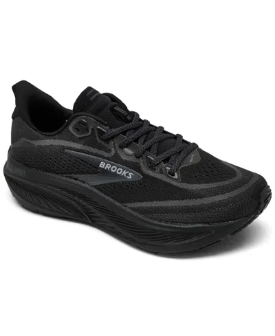 Brooks Women's Ghost 18 Running Sneakers From Finish Line In Black