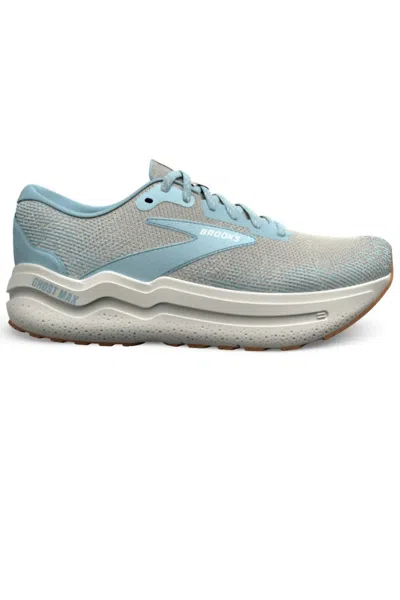 Brooks Women's Ghost Max 2 Running Shoes In Coconut Milk/winter Sky In Gray