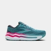 Brooks Ghost Max 2 In Storm Blue/knockout Pink/aqua