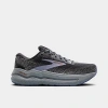 Brooks Ghost Max 2 Running Shoe In Ebony/sweet Lavender/alloy