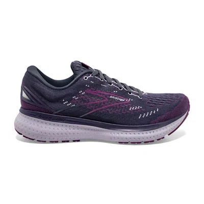 Brooks Women's Glycerin 19 Running Shoes In Grey/purple In Multi