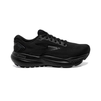BROOKS WOMEN'S GLYCERIN 21 SHOES IN BLACK/EBONY