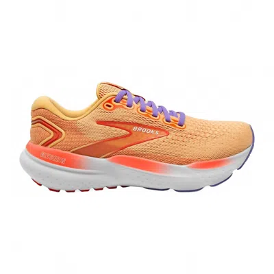 Brooks Women's Glycerin 21 Shoes In Sunburst/nasturtium/purple In Multi