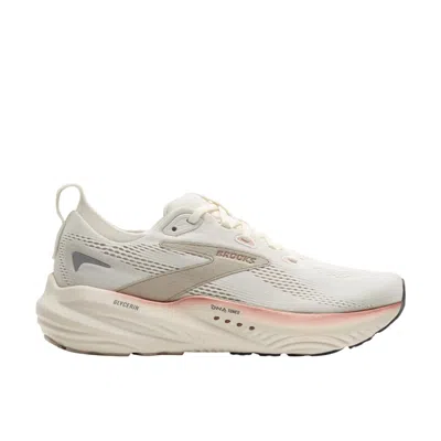 Brooks Women's Glycerin 22 Running Shoes In Coconut/chateau/rose In Multi