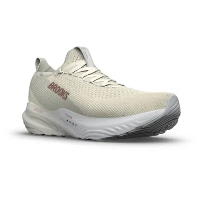 Brooks Women's Glycerin 22 Stealthfit Running Shoes In Coconut/oyster In Neutral