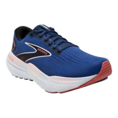 BROOKS WOMEN'S GLYCERIN GTS 21 SHOES IN BLUE/ICY PINK/ROSE