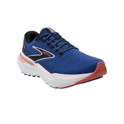 Brooks Women's Glycerin Gts 21 Shoes In Blue/icy Pink/rose In Multi