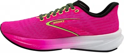 Brooks Women's Hyperion Running Shoes In Pink Glo/green/black
