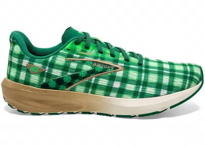 Brooks Women's Launch 10 Sneaker In Toucan/verdant/vanilla In Multi