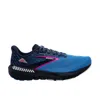 Brooks Women's Launch Gts 10 Running Shoes In Peacoat/marina Blue/pink Glo In Multi