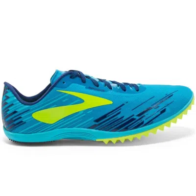 Brooks Women's Mach 18 Shoes In Blue/blue/yellow In Multi