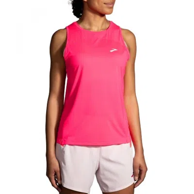 Brooks Women's Sprint Free Tank 2.0 Top In Hyper Pink