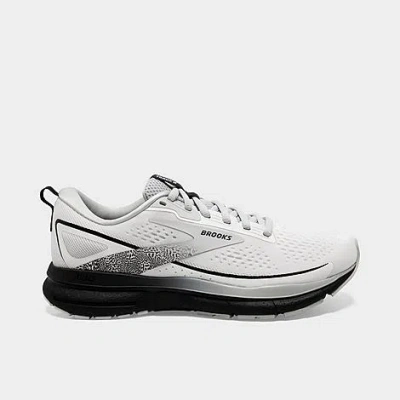 Brooks Women's Trace 3 Road Running Shoes In White/oyster/black