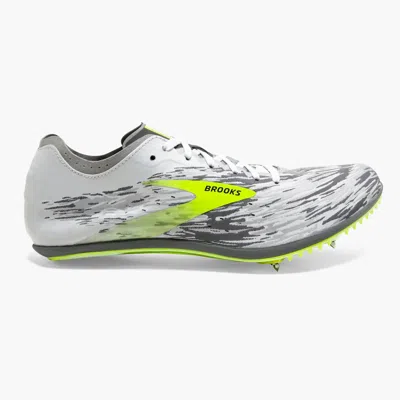 Brooks Women's Wire V6 Racing Shoes In White/gray