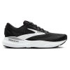 Brooks Women's Adrenaline Gts 24 Stability Running Shoes In Black/white Mesh In Black