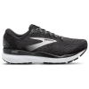 Brooks Ghost 16 Running Shoe In Black/grey/white
