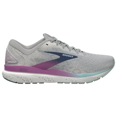Brooks Womens  Ghost 16 In White/gray/blue