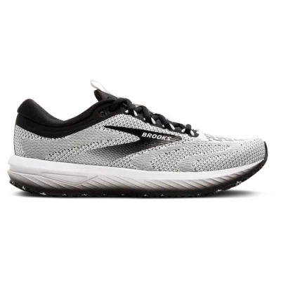 Brooks Womens  Revel 7 In White/black