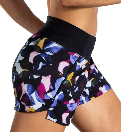 Brooks Womens Chaser Shorts - Fast Floral Print In Multi