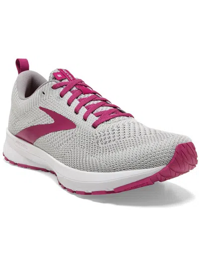 Brooks Womens Fitness Running Athletic And Training Shoes In Grey