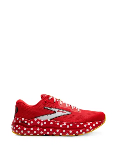 Brooks X Rundisney Ghost Max 2 Polka-dot Sneakers In Red