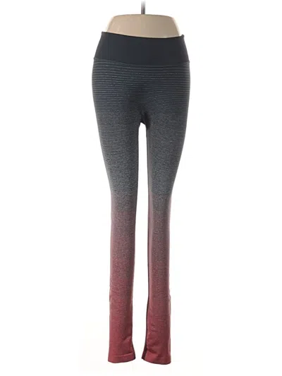 Pre-owned Brooks Yoga Pants In Burgundy