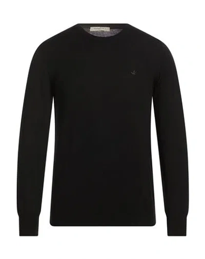 Brooksfield Man Sweater Black Size 36 Virgin Wool