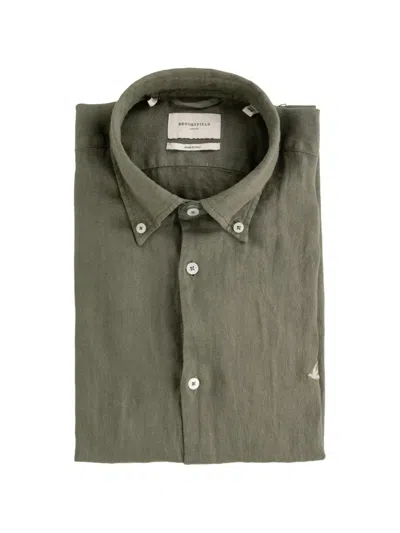 Brooksfield Button Shirt In Green