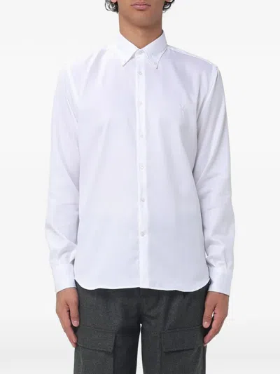 Brooksfield Button-down Collar Shirt In White