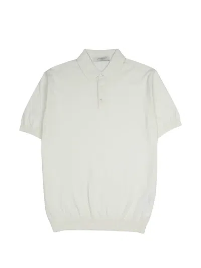Brooksfield Buttoned Polo Shirt In White