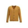 Brooksfield Cardigan In Virgin Wool In Yellow