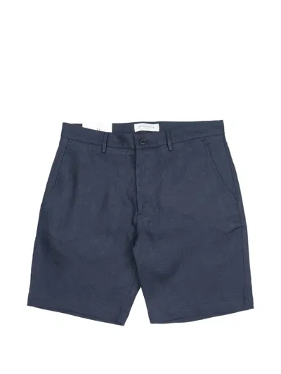 Brooksfield Front-pocket Shorts In Blue