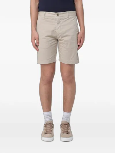 Brooksfield Gabardine Chino Shorts In Gray