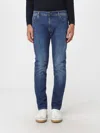 Brooksfield Jeans  Men Color Stone Washed In Blue
