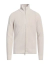 Brooksfield Man Cardigan Beige Size 46 Wool, Polyamide, Viscose, Cashmere