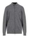 Brooksfield Man Cardigan Navy Blue Size 44 Wool In Navy Blue