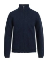 Brooksfield Man Cardigan Navy Blue Size 46 Virgin Wool, Polyamide
