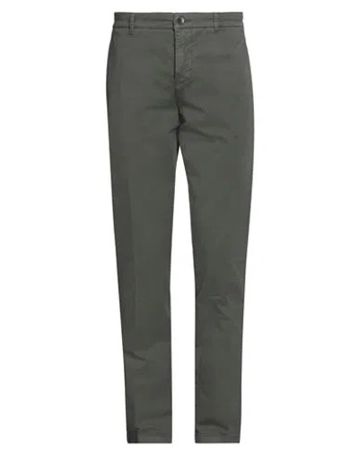 Brooksfield Man Pants Dark Green Size 42 Cotton, Elastane