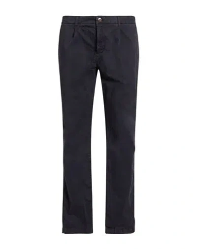 Brooksfield Man Pants Midnight Blue Size 38 Cotton, Elastane