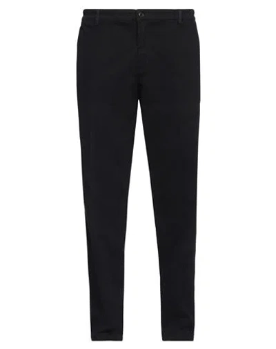 Brooksfield Man Pants Midnight Blue Size 40 Cotton, Elastane In Blue