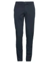 Brooksfield Man Pants Midnight Blue Size 34 Cotton, Elastane In Navy Blue