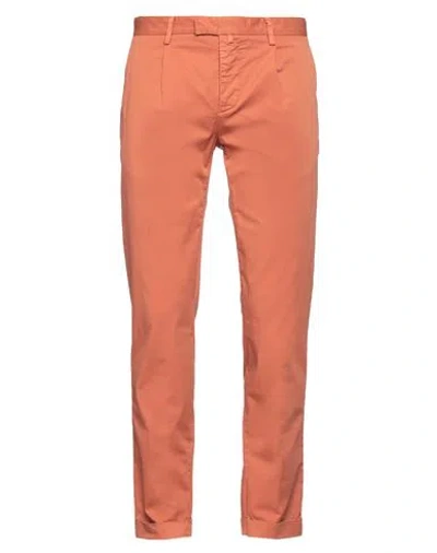 Brooksfield Man Pants Tan Size 34 Cotton, Elastane In Brown