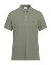 Brooksfield Polo Shirts In Green