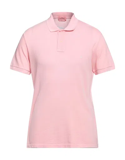 Brooksfield Polo Shirts In Pink